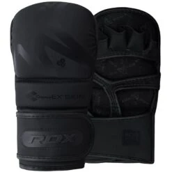 RDX SPORTS RDX T15 Noir Hybrid MMA Grappling Gloves With Best Knuckle Protection -Rdx Sports t15 noir mma sparring gloves 3 1