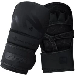 RDX SPORTS RDX T15 Noir Hybrid MMA Grappling Gloves With Best Knuckle Protection -Rdx Sports t15 noir mma sparring gloves 5