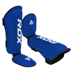 RDX SPORTS RDX T1 MMA Black Shin Instep Guard -Rdx Sports t1 blue white 4 1