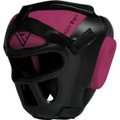 RDX SPORTS RDX T1 Women Full Face Protection Headgear Unbreakable Detachable Cage Guard Pink/Black