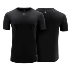 RDX SPORTS RDX T1 Black Short Sleeves Sweat-Wicking Workout Gym T-Shirt -Rdx Sports t1 short sleeve t shirt black 6