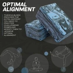 RDX SPORTS RDX UB EVA Foam High Density Non-Slips Yoga Block -Rdx Sports ub yoga block eva foam 5