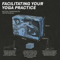 RDX SPORTS RDX UB EVA Foam High Density Non-Slips Yoga Block -Rdx Sports ub yoga block eva foam 7