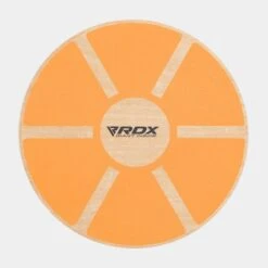 RDX SPORTS RDX W1 Wooden Wobble Round Balance Board -Rdx Sports w1 yellow wooden balance board 1