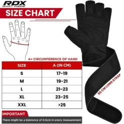 RDX SPORTS RDX L4 Open Finger Weightlifting Gym Gloves 27 RDX SPORTS RDX L4 Open Finger Weightlifting Gym Gloves -Rdx Sports wgm l4 black 4 3