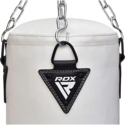 RDX SPORTS RDX F10 4ft / 5ft White Training Punch Bag For Boxing & MMA Set -Rdx Sports white f10 training punch bag with chain 7