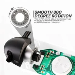 RDX SPORTS RDX Digital Calorie Burn & Workout Counter 10.3ft Adjustable Jump Rope -Rdx Sports white skipping rope with digital counter and calorie burn for fitness 4 1