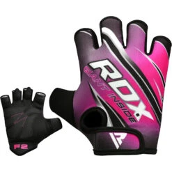 RDX SPORTS RDX F2 WOMEN PINK GYM WORKOUT GLOVES -Rdx Sports women s fitness gym gloves 279